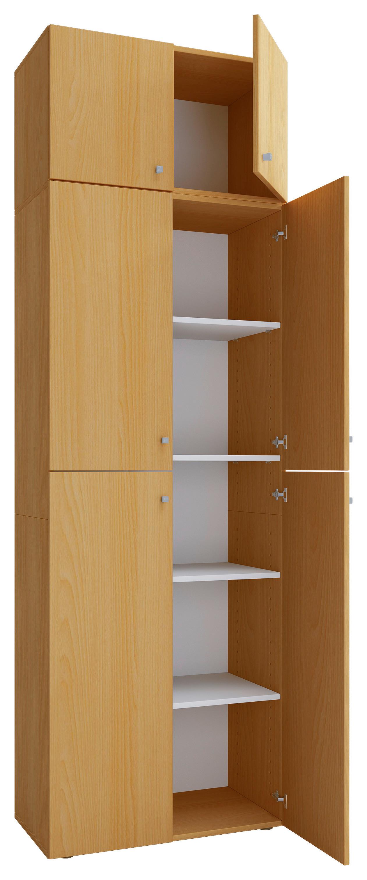 Pisarniška Omara Lona Xxl, Bukev - barve bukve, Moderno, leseni material (70/223/39cm) - MID.YOU
