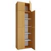 Pisarniška Omara Lona Xxl, Bukev - barve bukve, Moderno, leseni material (70/223/39cm) - MID.YOU