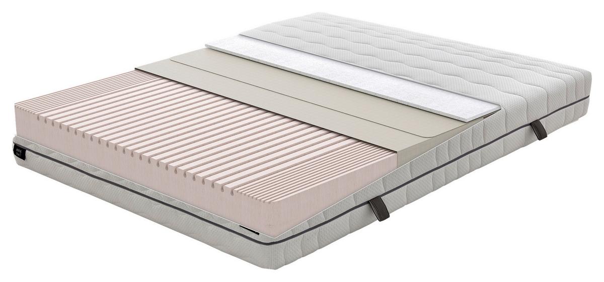 Komfortschaummatratze Royal Comfort 7 H3 ca. 100x200 cm - Weiß, Basics, Textil (100/200cm) - Yatas