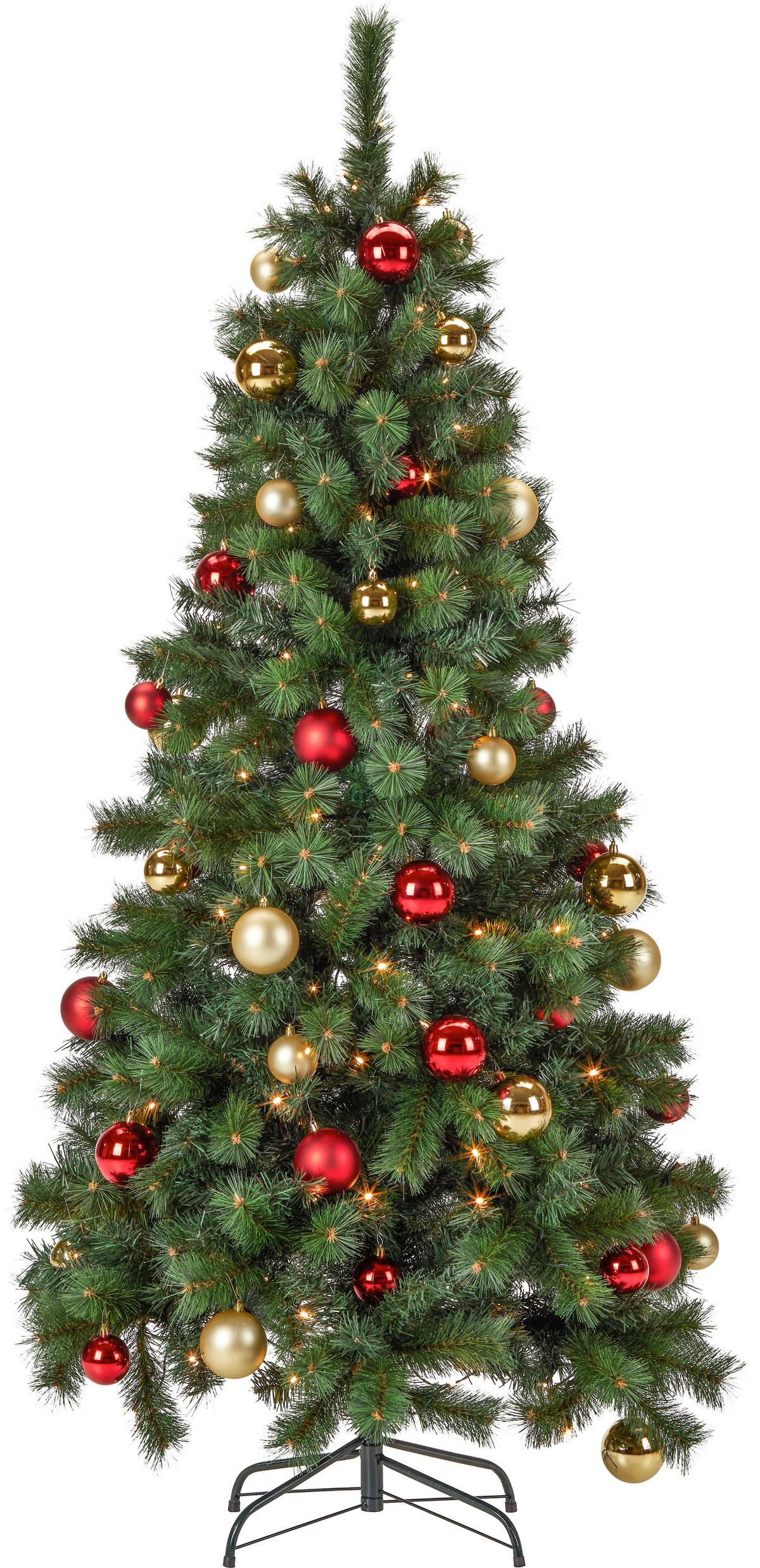 Karácsonyfa Voss - zöld, Basics, műanyag/fém (99/185cm)