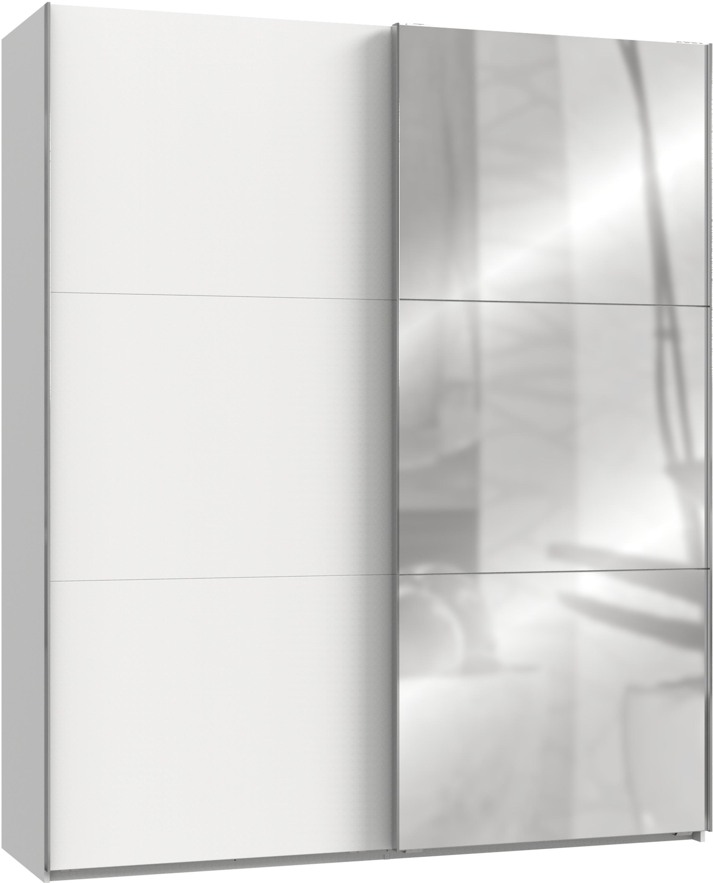 Ormar S Kliznim Vratima Level 36 A - bijela/boje kroma, Moderno, drvni materijal/metal (200/236/65cm) - Modern Living