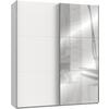 Ormar S Kliznim Vratima Level 36 A - bijela/boje kroma, Moderno, drvni materijal/metal (200/236/65cm) - Modern Living