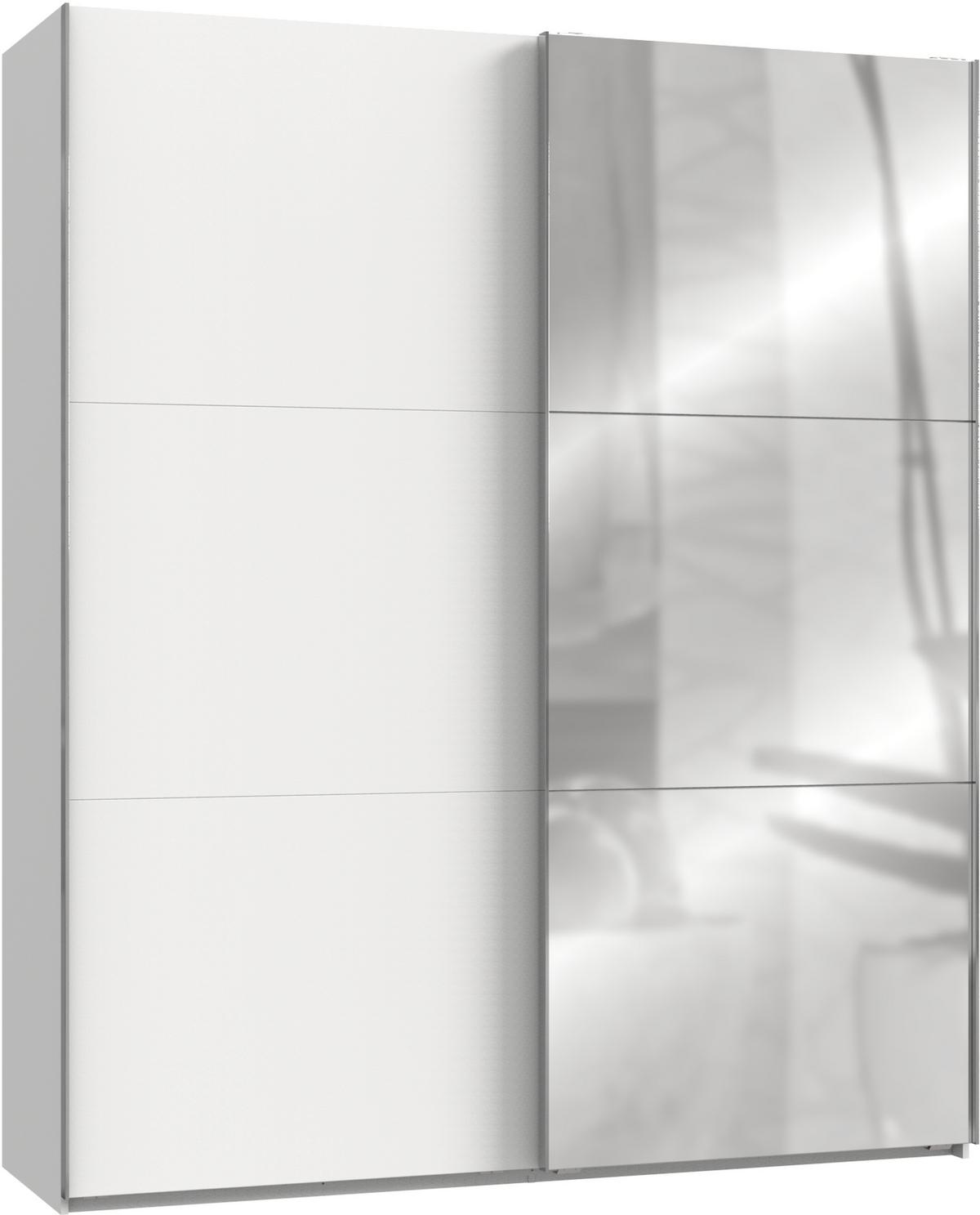 Ormar S Kliznim Vratima Level 36 A - bijela/boje kroma, Moderno, drvni materijal/metal (200/236/65cm) - Modern Living