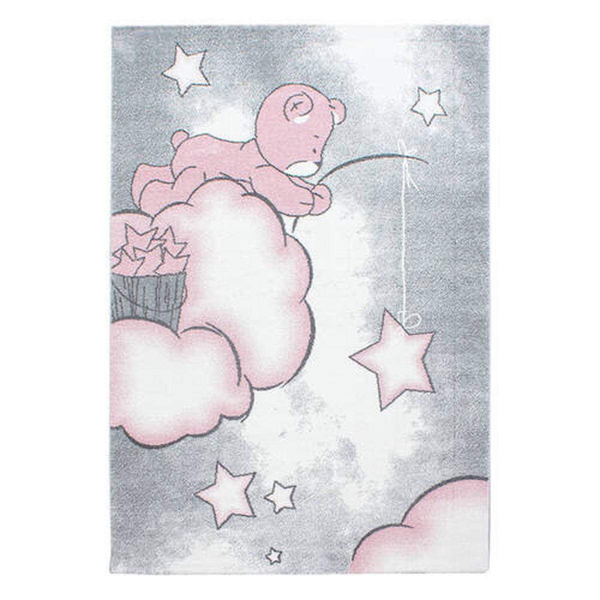 Dječji Tepih Kids - pink/bijela, Trend, tekstil (120/170cm) - Ben'n'jen