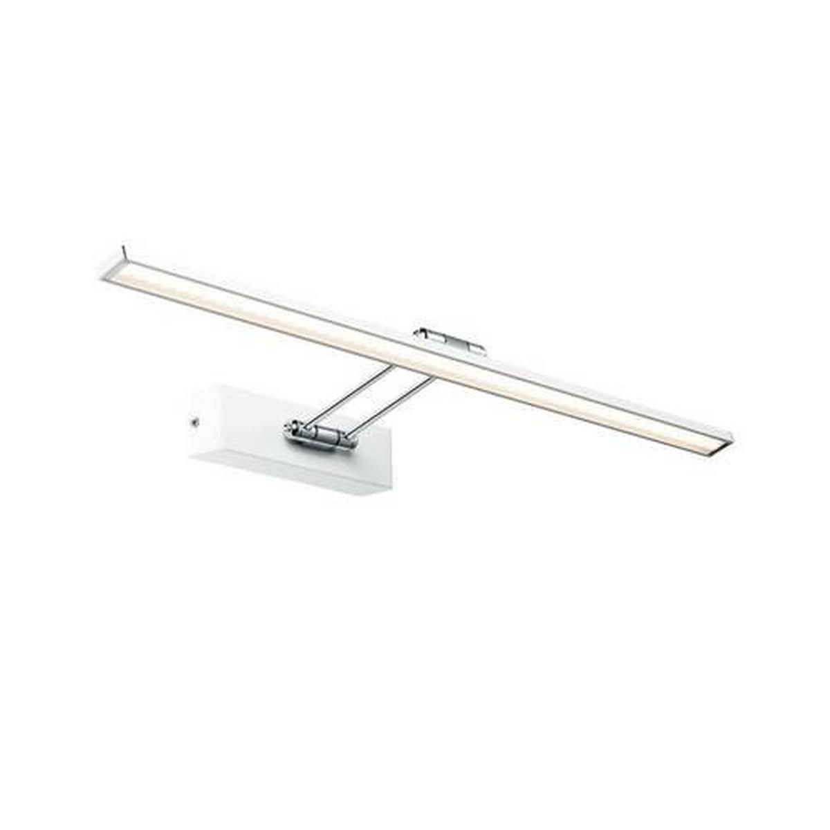 Bilderleuchte Beam Sixty in Weiß/Chromfarben max. 11 W - Chromfarben/Weiß, Basics, Metall (58,5/4,6cm) - Paulmann
