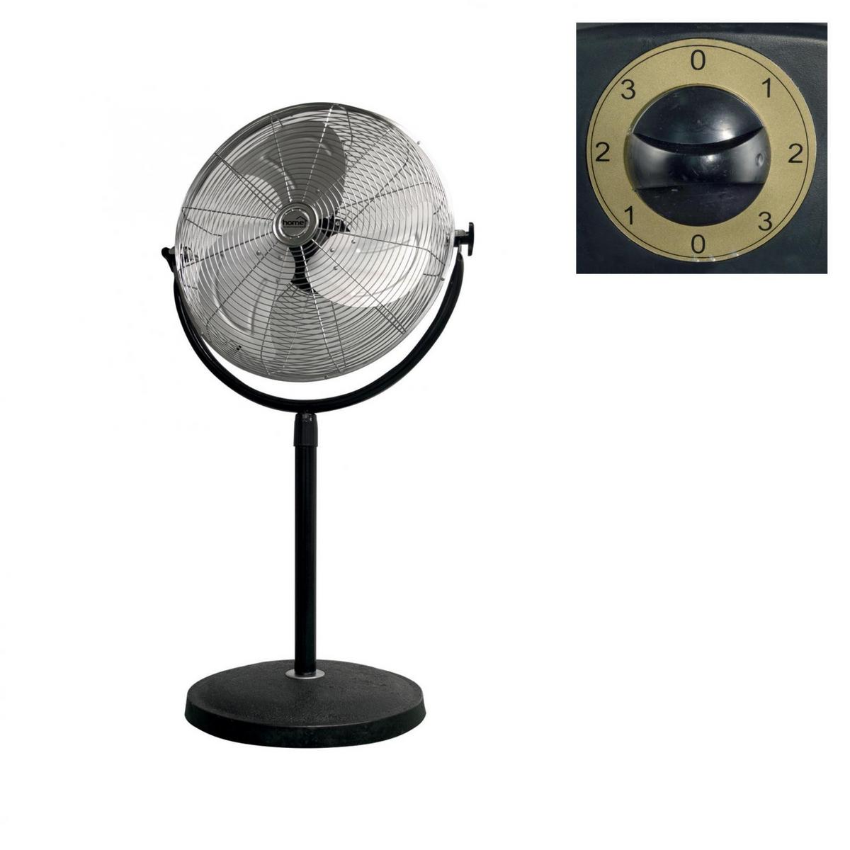 Álló Ventilátor Sfi 45 - fekete, Basics, műanyag/fém (56/108-143cm)