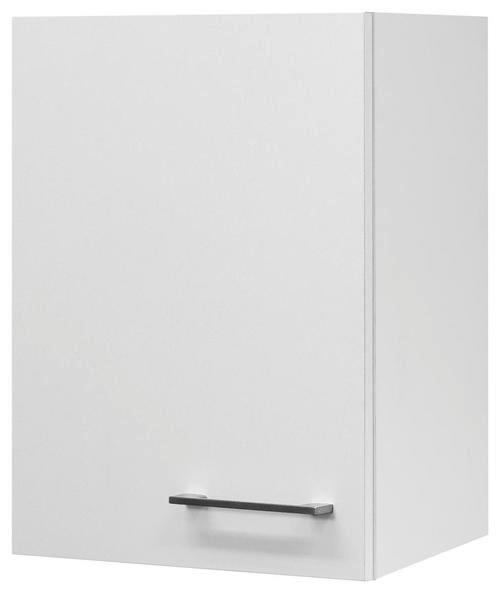 Küchenoberschrank Weiß - Edelstahlfarben/Weiß, MODERN, Holzwerkstoff/Metall (40/54/32cm) - FlexWell