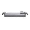 BÄDDSOFFA LANA - mörkgrå/grå, Modern, metall/trä (199/89/95cm) - Bessagi Home