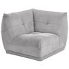 Modul Sofa Giselle Ecke Grau - Grau, Trend, Textil (105/80/105cm) - Livetastic