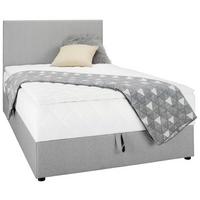 Boxbett In Grau Ca. 140x200cm - Schwarz/Grau, Konventionell, Textil (140/200cm) - Mömax