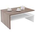 Klubska Miza Laura - bela/hrast, leseni material (90/42/60cm) - Mömax modern living Klubska Miza Laura - bela/hrast, leseni material (90/42/60cm) - Mömax modern living