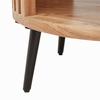SIDOBORD MADDI -TREND- - svart/naturfärgad, Lifestyle, metall/trä (50/40/50cm) - Mömax