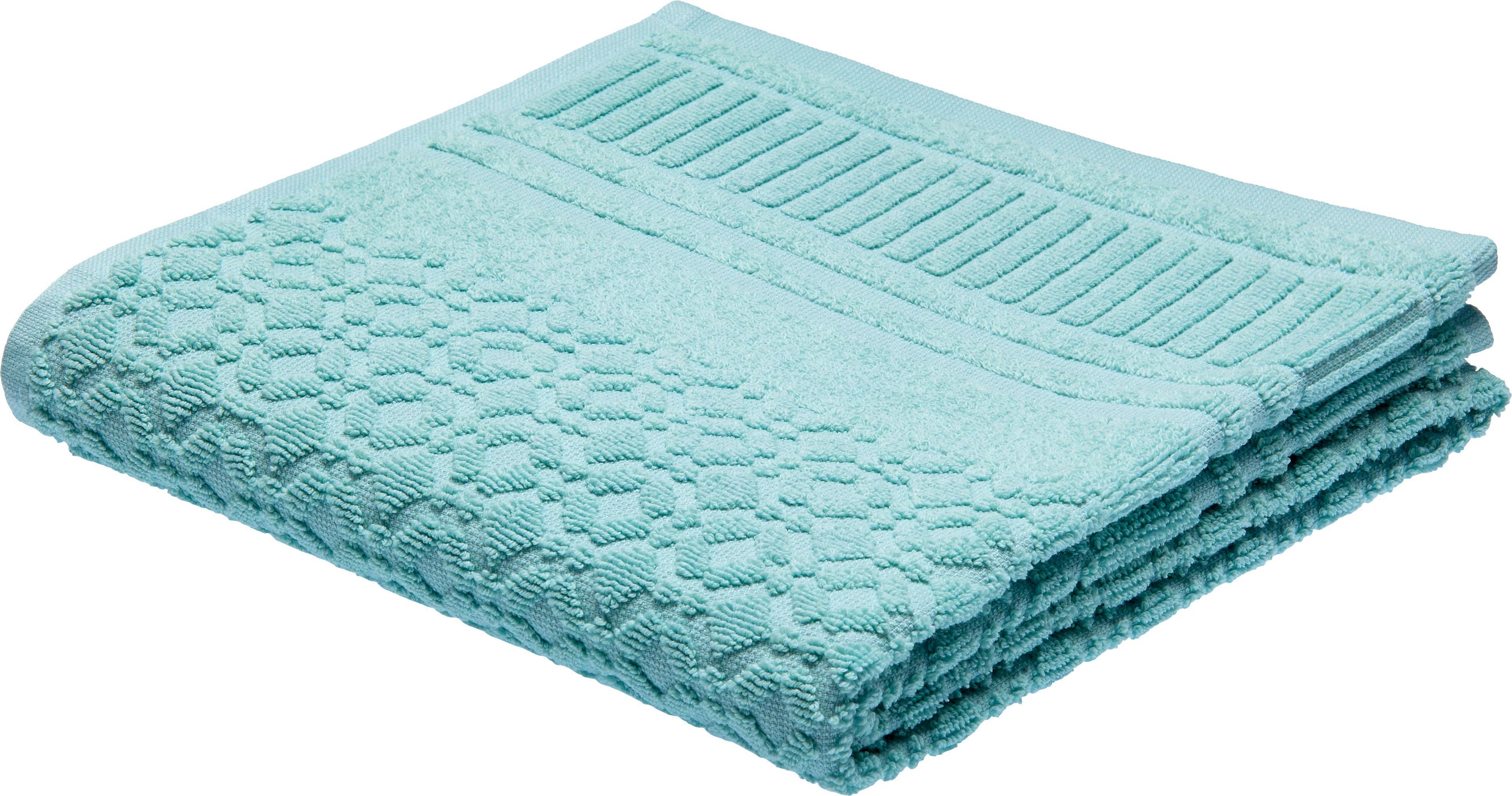 Handtuch Carina Jadegrün - Grün, ROMANTIK / LANDHAUS, Textil (50/100cm) - Mömax modern living