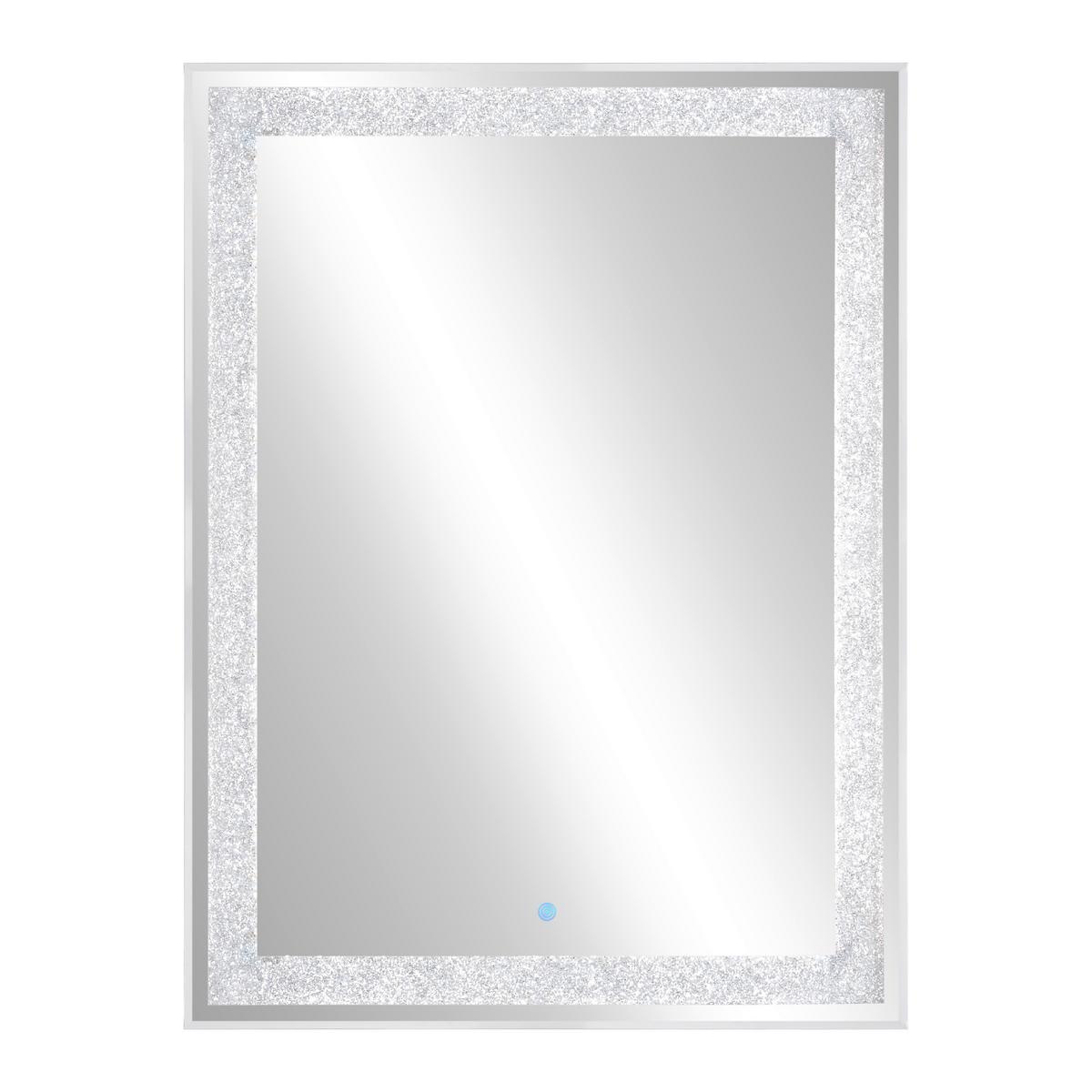 Leuchtspiegel Hermine Spiegelglas - Modern, Glas (60/80cm) - Mömax