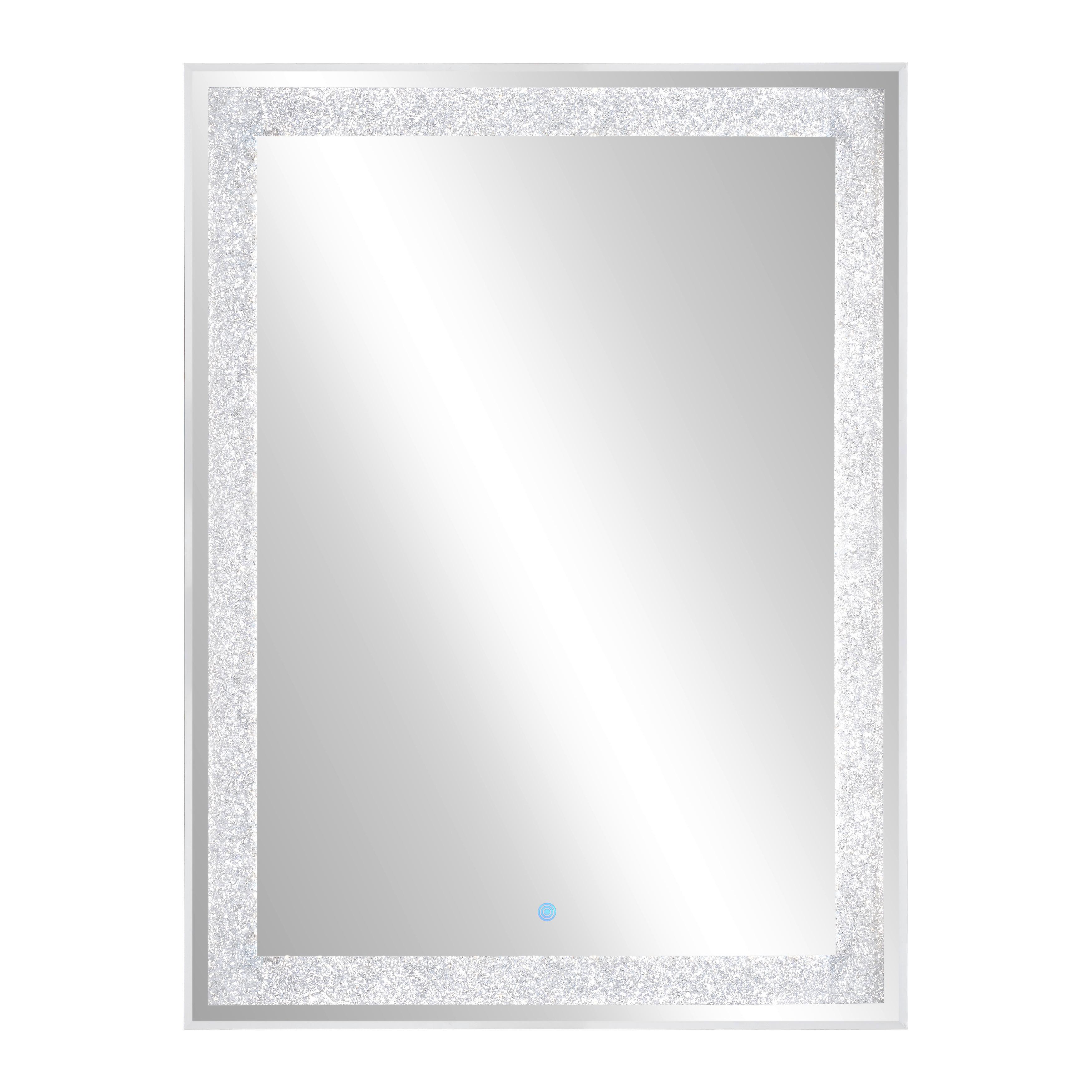 SPEGEL MED BELYSNING HERMINE - Modern, glas (60/80cm) - Mömax