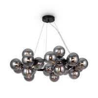 Pendelleuchte Dallas Schwarz max. 28 Watt - Schwarz/Grau, Trend, Glas/Metall (69/23,8cm) - MAYTONI