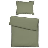 Bettwäsche Iris in Grün ca. 160x210cm - Grün, Modern, Textil (160/210cm) - Modern Living