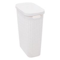 Coș de rufe Slim Basket - alb, Konventionell (26,5/46,4/60,5cm)