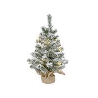 CHOINKA IMPERIAL MINIBAUM - zielony/biały, Basics, tworzywo sztuczne/metal (30/45cm) - X-Mas