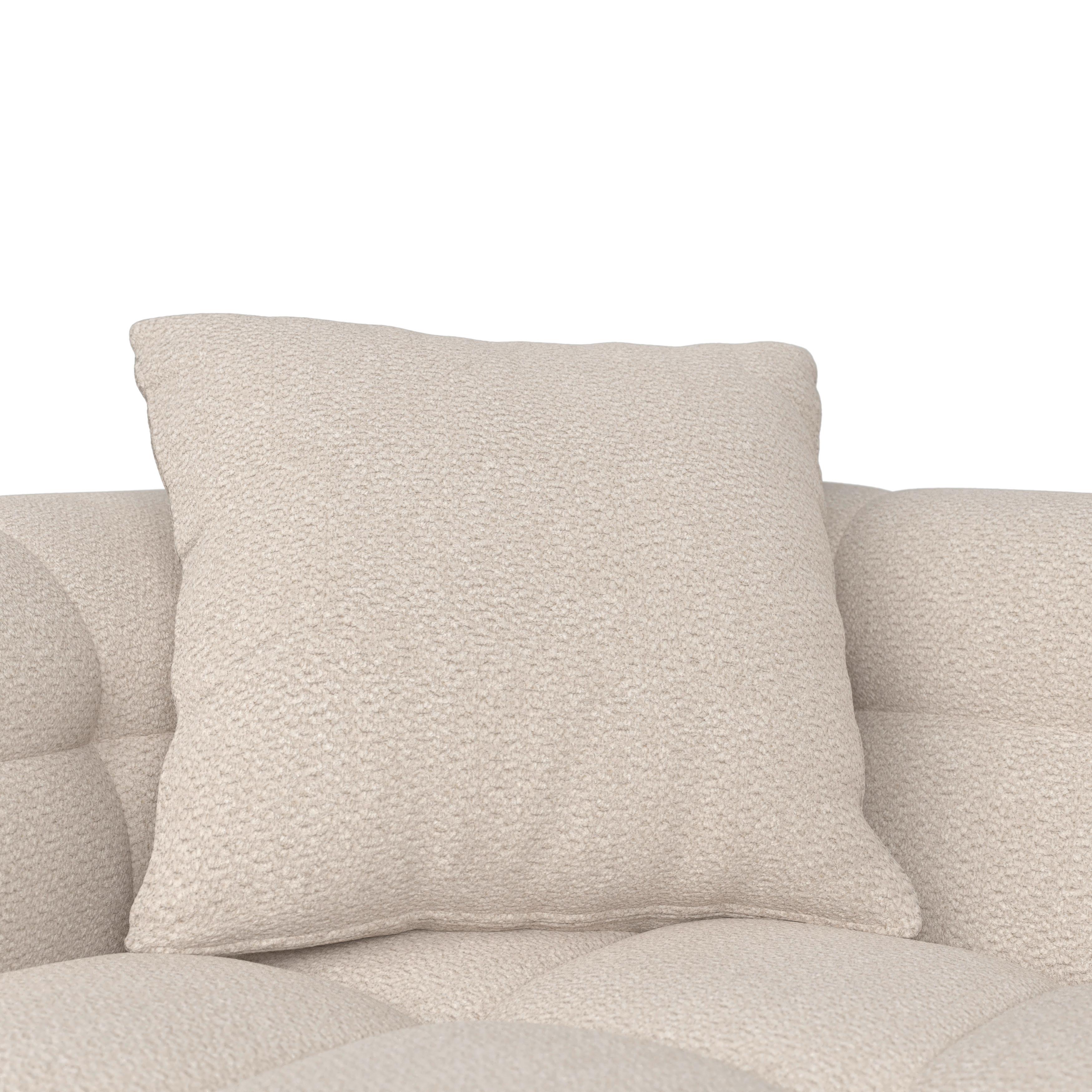 HÖRNSOFFA MAGDA - svart/cremefärgad, Modern, trä/textil (157/270cm) - Bessagi Home