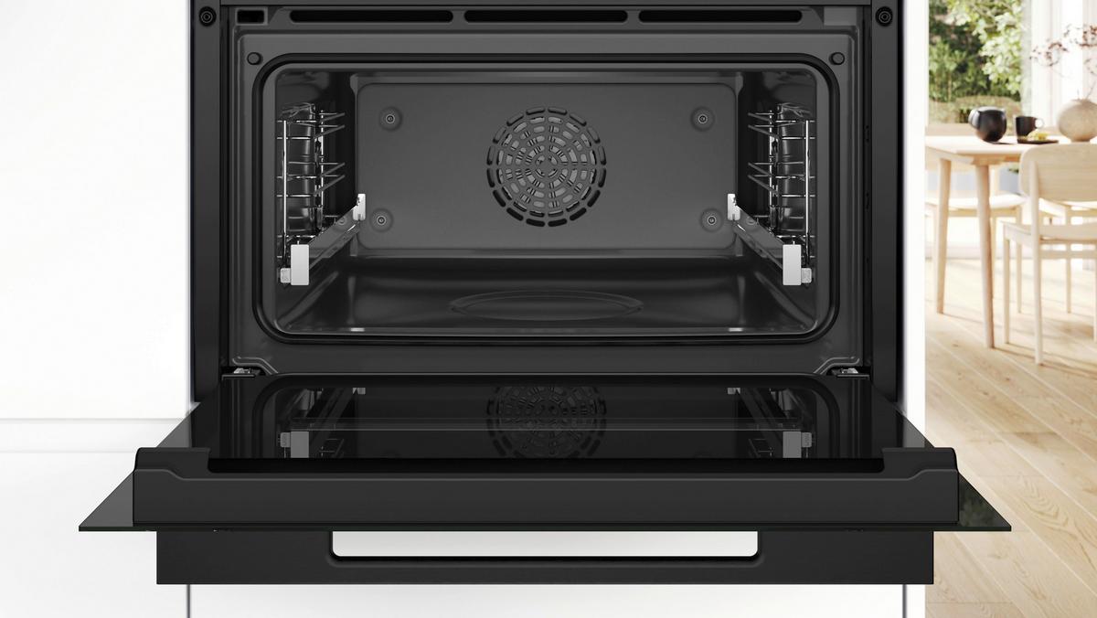 Dampfbackofen CSG936AM1 Schwarz matt - Schwarz, MODERN, Glas/Metall (59,4/45,5/54,8cm) - Bosch