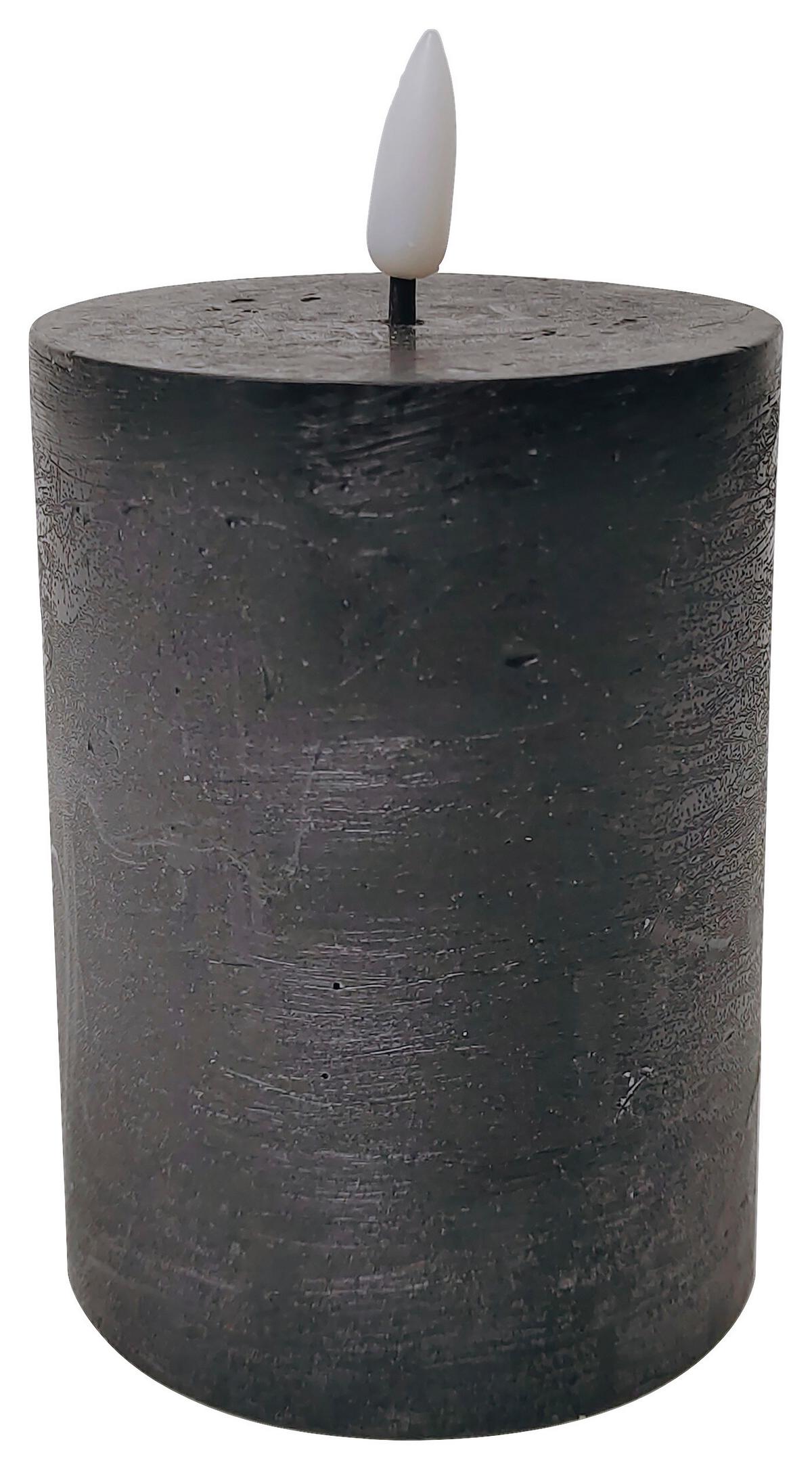 ŚWIECA LEDOWA MANDY - czarny (7,5/10cm) - Premium Living