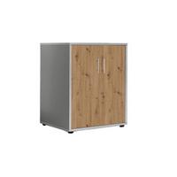 AKTENSCHRANK OFFICE EDITION - Eiche Artisan/Grau, MODERN, Holzwerkstoff (54/74/50cm) - MID.YOU