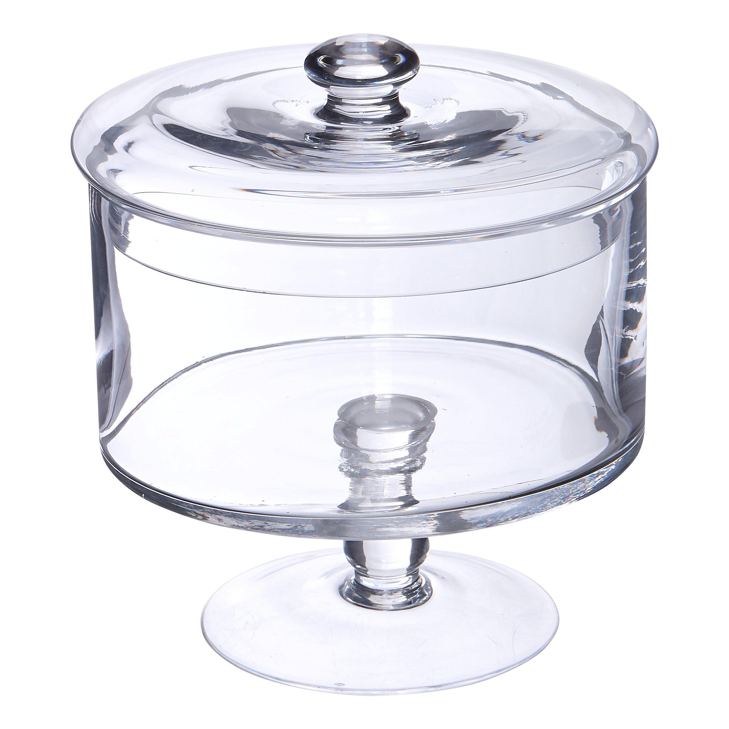 Recipient depozitare alimente Lido - cca. 1,8 l - transparent, Basics, sticlă (19,5/21cm)