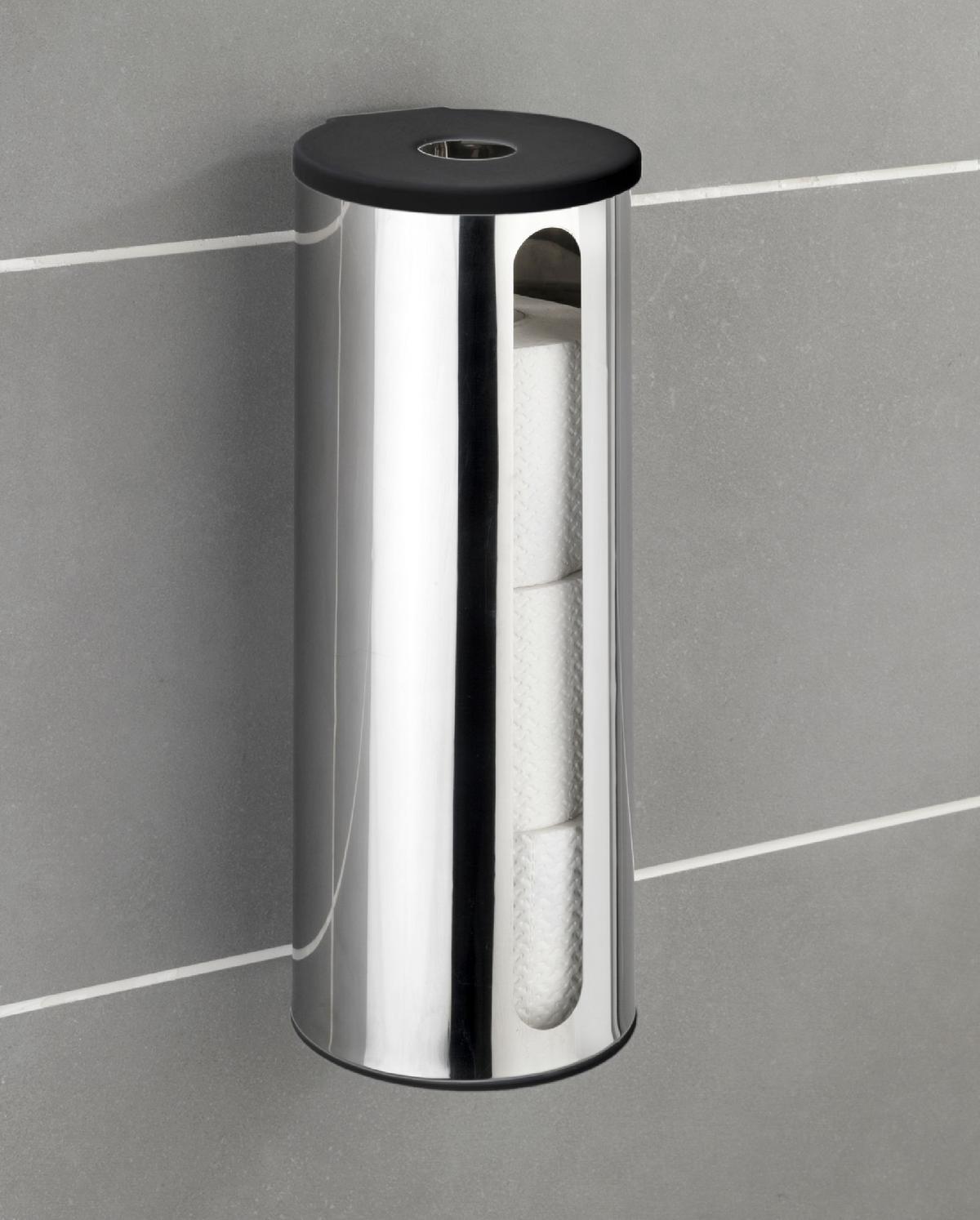 Suport hârtia igienică Detroit - Modern, metal (13,5/36/14cm) - Wenko