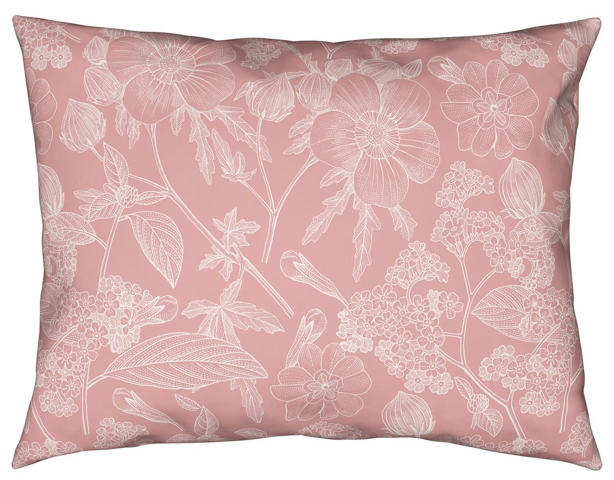 BETTWÄSCHESET LINETTE - Rosa, Romantik / Landhaus, Textil (160/210cm) - Modern Living