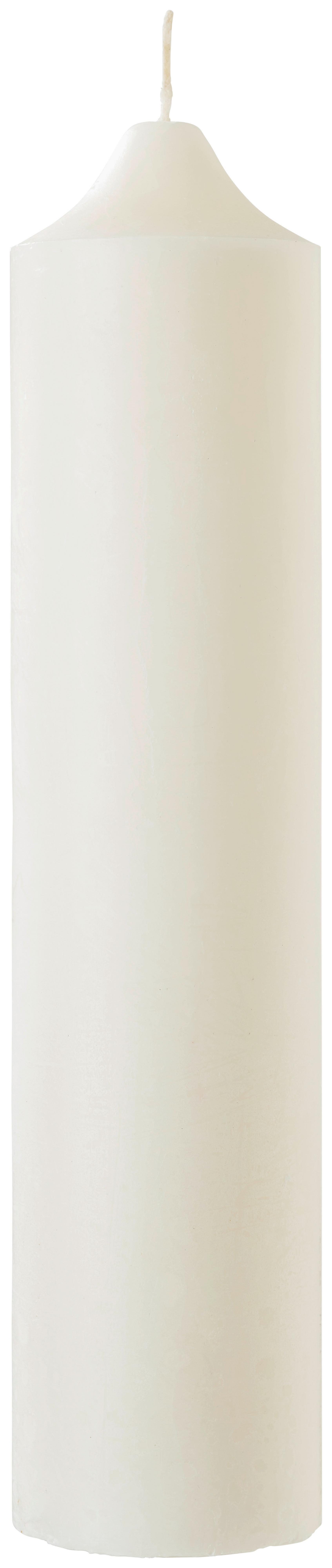 Velika Sveča Organic - bela (10/45cm) - ecoTree