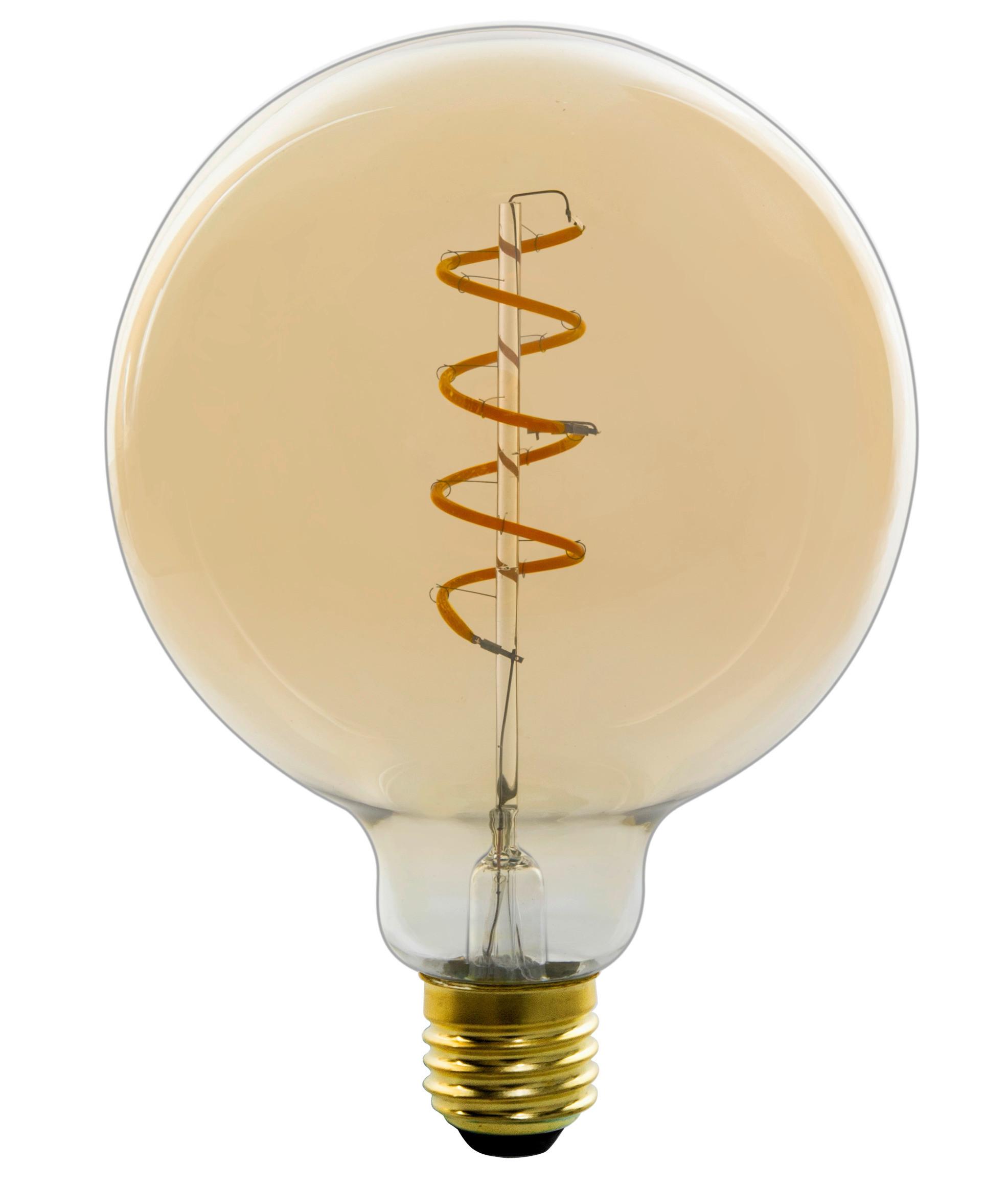 Deko-Leuchtmittel 11404FMA max. 4 Watt - Goldfarben, Glas/Metall (12,5/17,5cm) - Modern Living