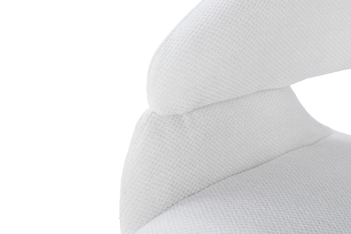 Scaun ROYAL - bej/alb, Design, metal/textil (62/63,5/85,5cm) - Premium Living