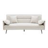 BÄDDSOFFA LANA - beige/antracit, Modern, metall/trä (199/89/95cm) - Bessagi Home