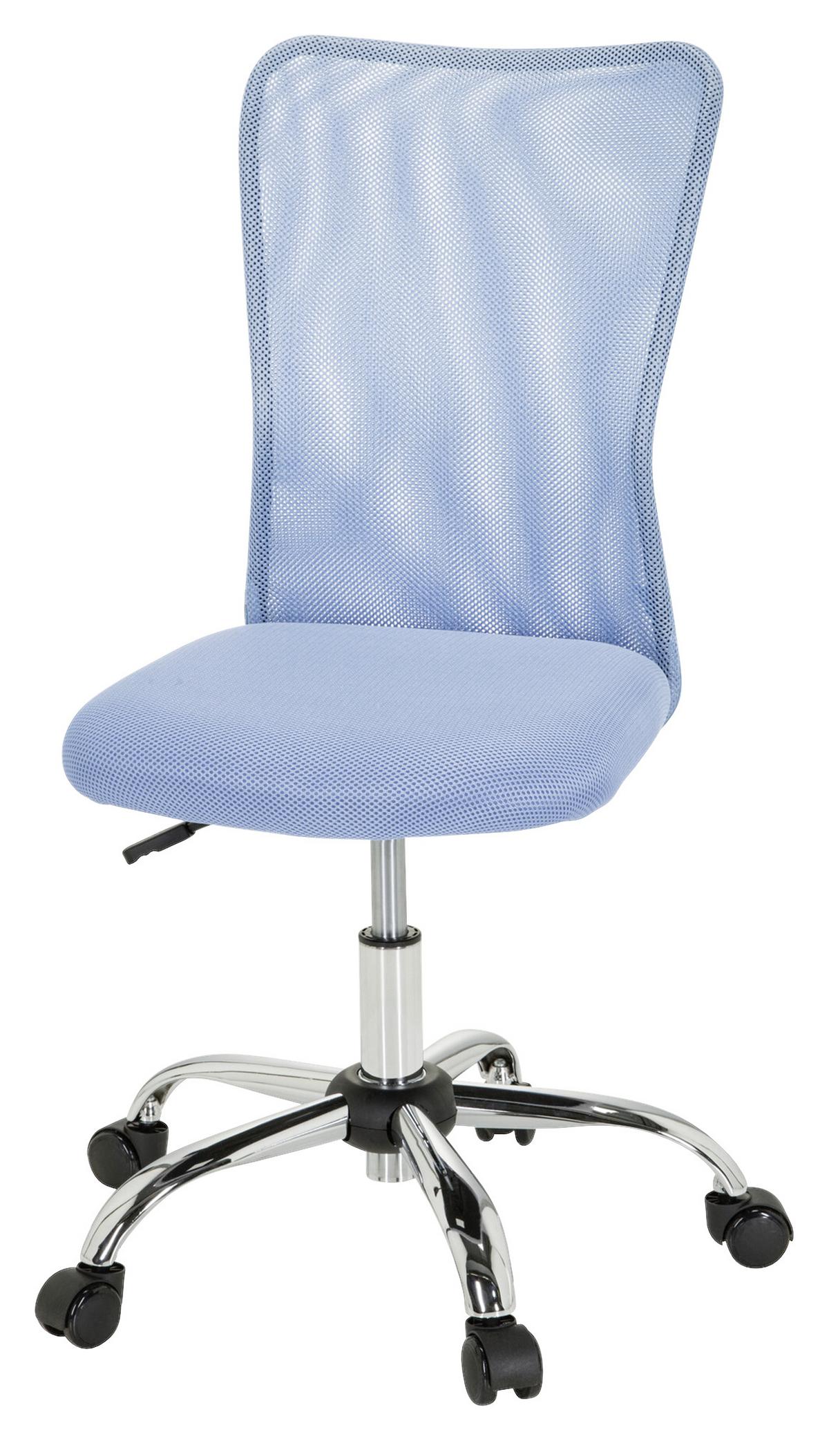Jugenddrehstuhl Kiddy Net ca. 54x88-98x54 cm Blau - Blau, Basics, Kunststoff (54/88-98/54cm) - MID.YOU