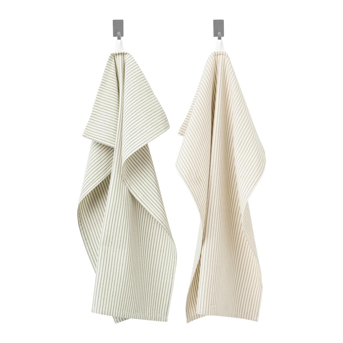 Konyharuhaszett 2db Hanne 50/70 - zöld, textil (50/70cm) - Mömax