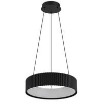 Led Svjetiljka Viseća 15924s Kemp - bijela/crna, Basics, metal/plastika (46/12cm) - Globo