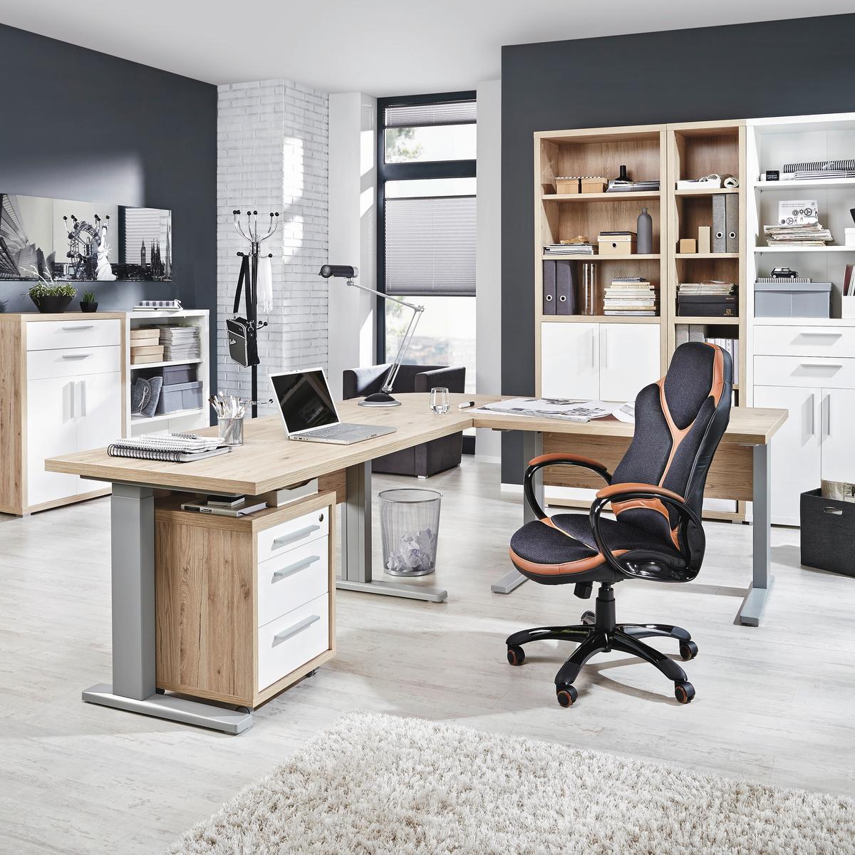 Eckverbindungsplatte in Eichefarben - Eichefarben, Modern, Holz (80/4/80cm) - Mömax