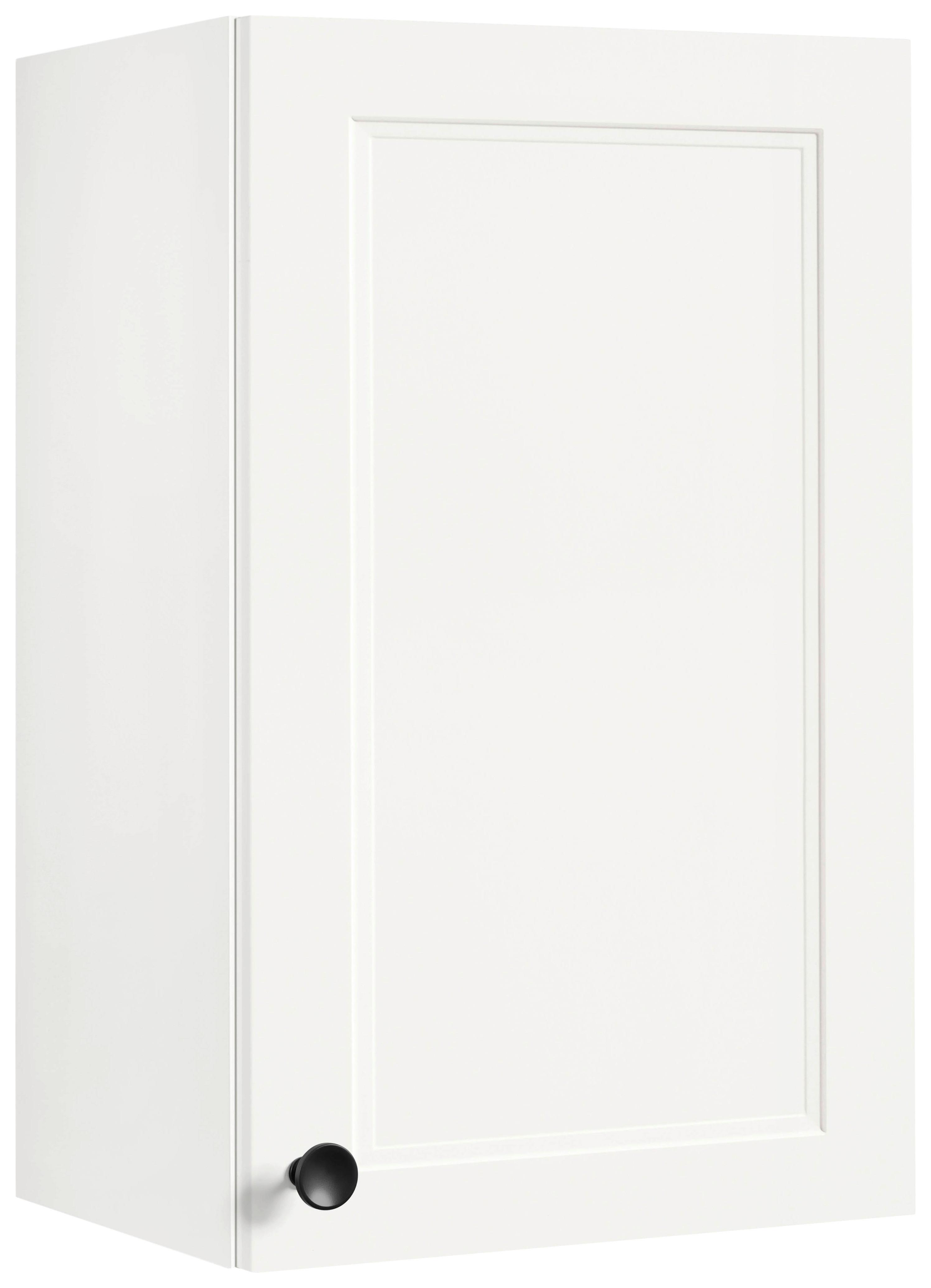 Küchenoberschrank Cascada Weiß - Schwarz/Weiß, MODERN, Holzwerkstoff/Metall (45/72/35cm) - Nobilia