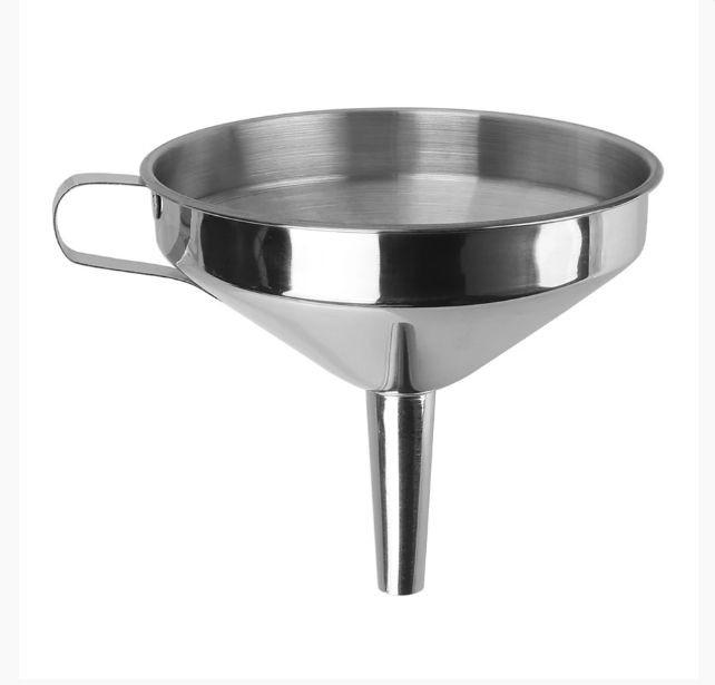 Lekvártölcsér Smart - ezüst, fém (10,5/12cm)