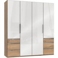 Ormar S Klasičnim Vratima Level 36c - bijela/boje hrasta, Moderno, staklo/drvni materijal (200/216/58cm) - MID.YOU