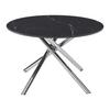 SOFFBORD LANCE - kromfärg/svart, Design, metall/keramik (70/70/44cm) - Mömax