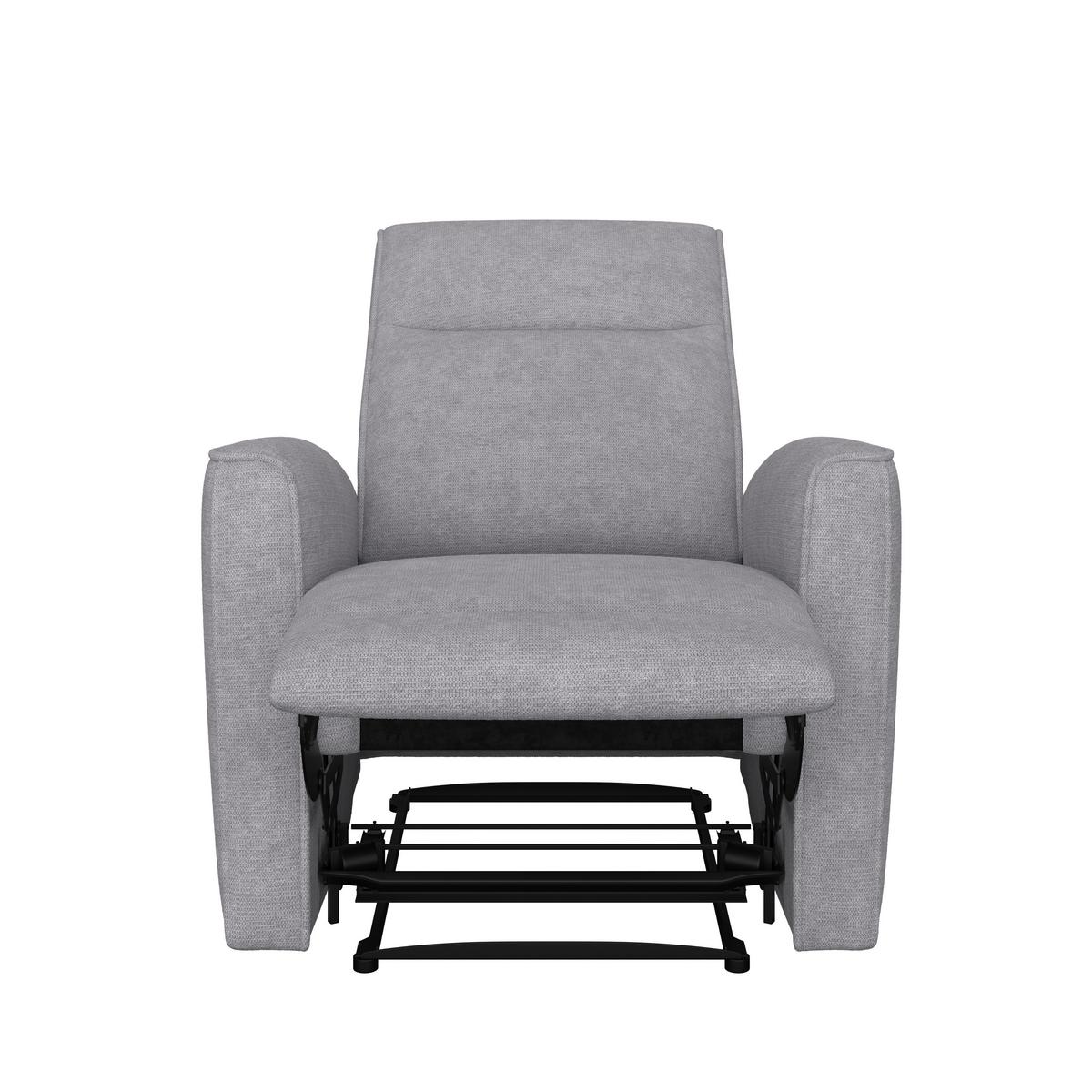 Fotoliu pentru televizor LEON - gri închis, Basics, plastic/lemn (80/102/96cm) - Ondega