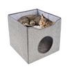 KATTSOFFA MEOW - grå, Klassisk, trämaterial/textil (40/40/37cm) - Mömax