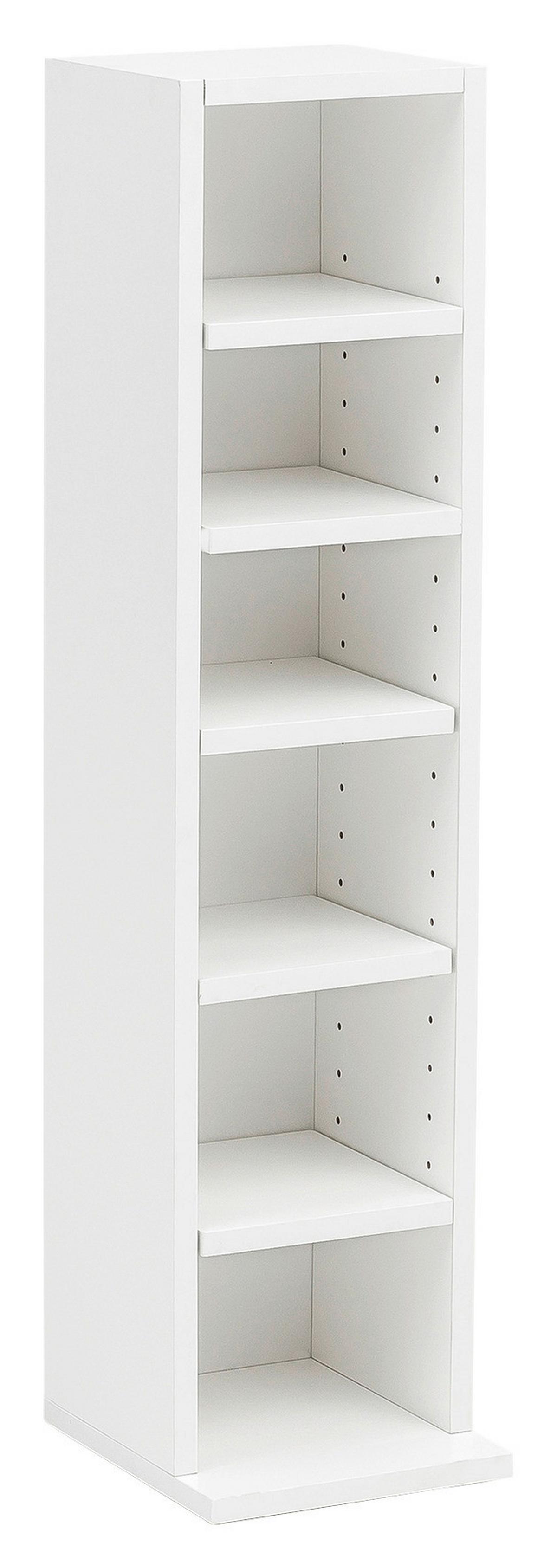 Regal Regal - bela, Konvencionalno, leseni material (21/91/20cm) - MID.YOU