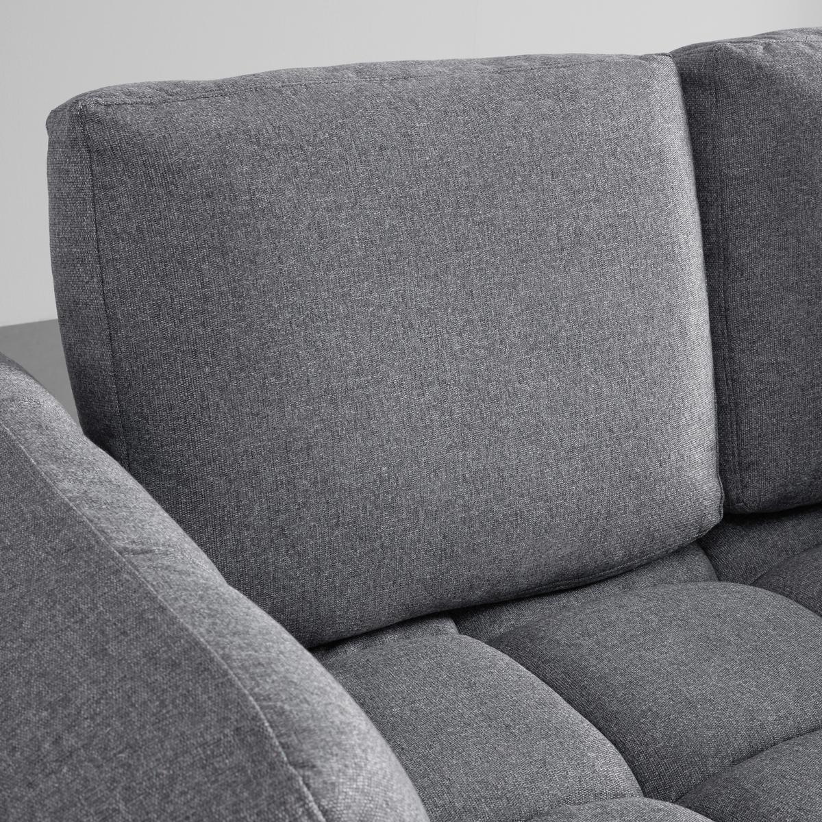 Schlafsofa Aurelia Dunkelgrau Webstoff - Hellgrau/Schwarz, MODERN, Holz/Textil (191/73/78cm) - Bessagi Home