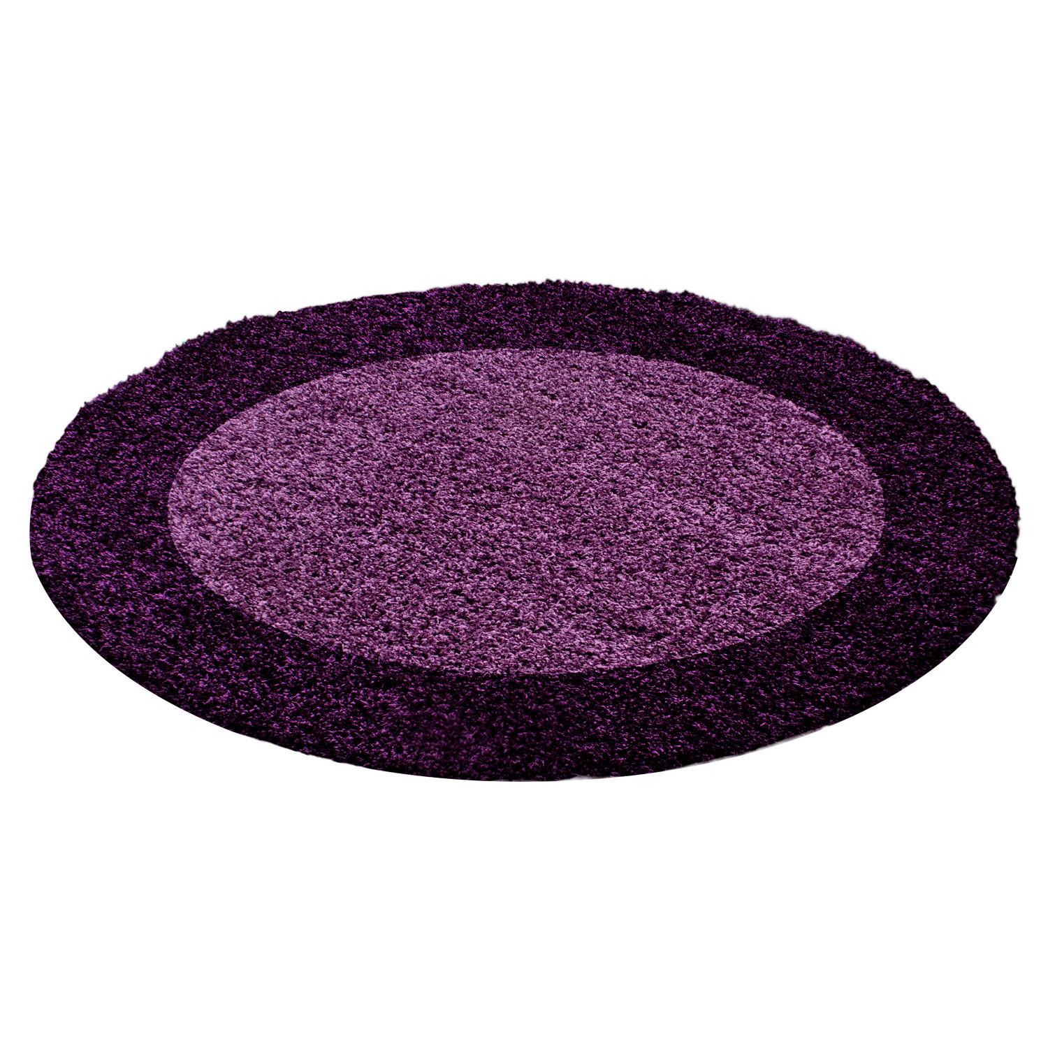 Preproga Z Visokim Florom Life, Lila, 120cm - lila, Konvencionalno, tekstil (120cm) - Novel