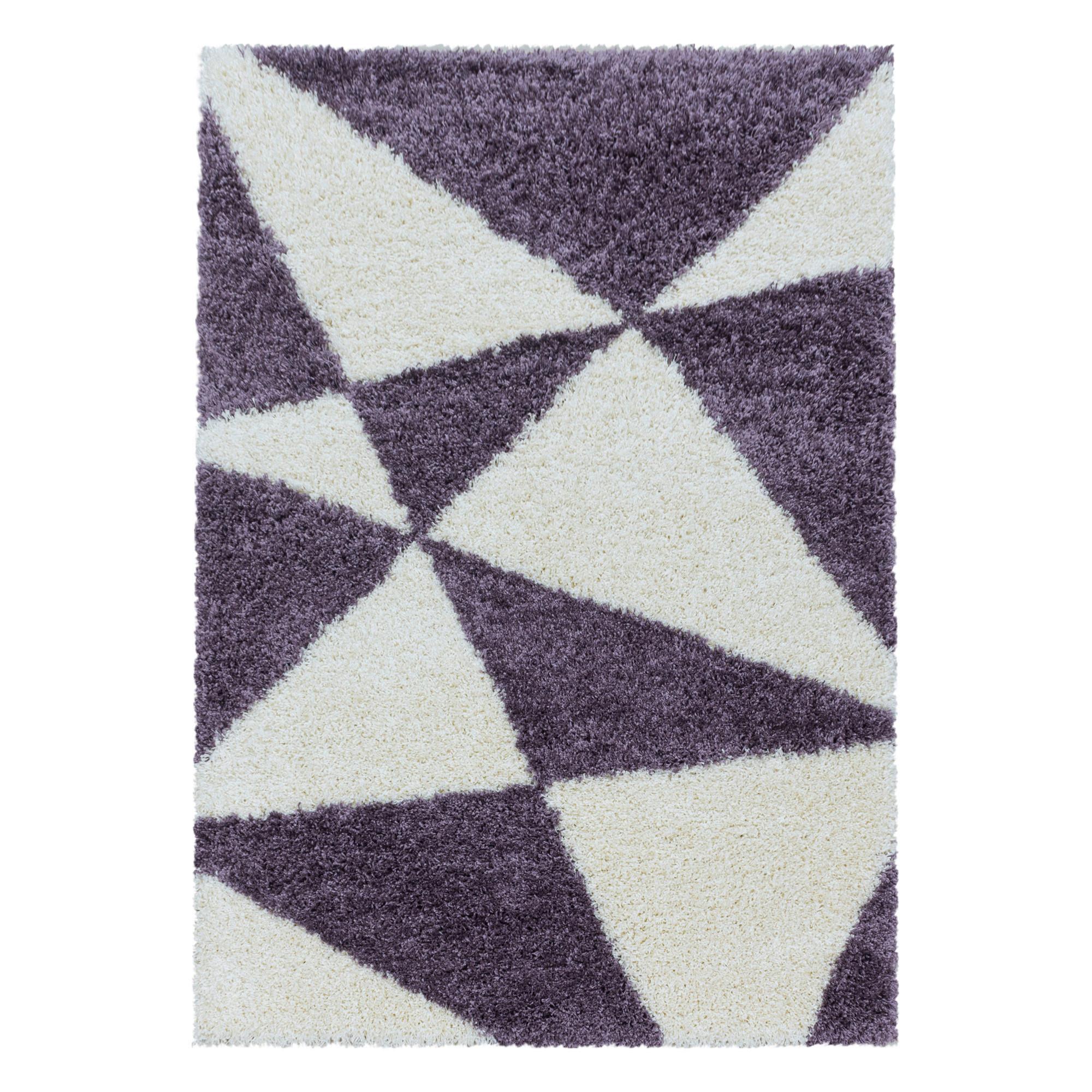 Hochflorteppich Tango Lila ca. 280x370cm - Lila, Design, Textil (280/370cm)