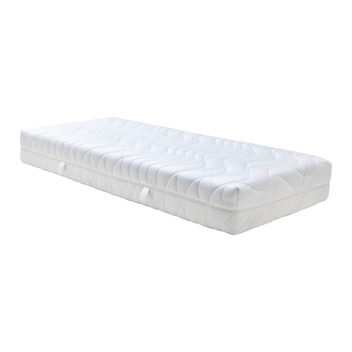 Taschenfederkernmatratze Kokos H3 ca. 80x200cm - Weiß, Textil (80/200cm) - Premium Living