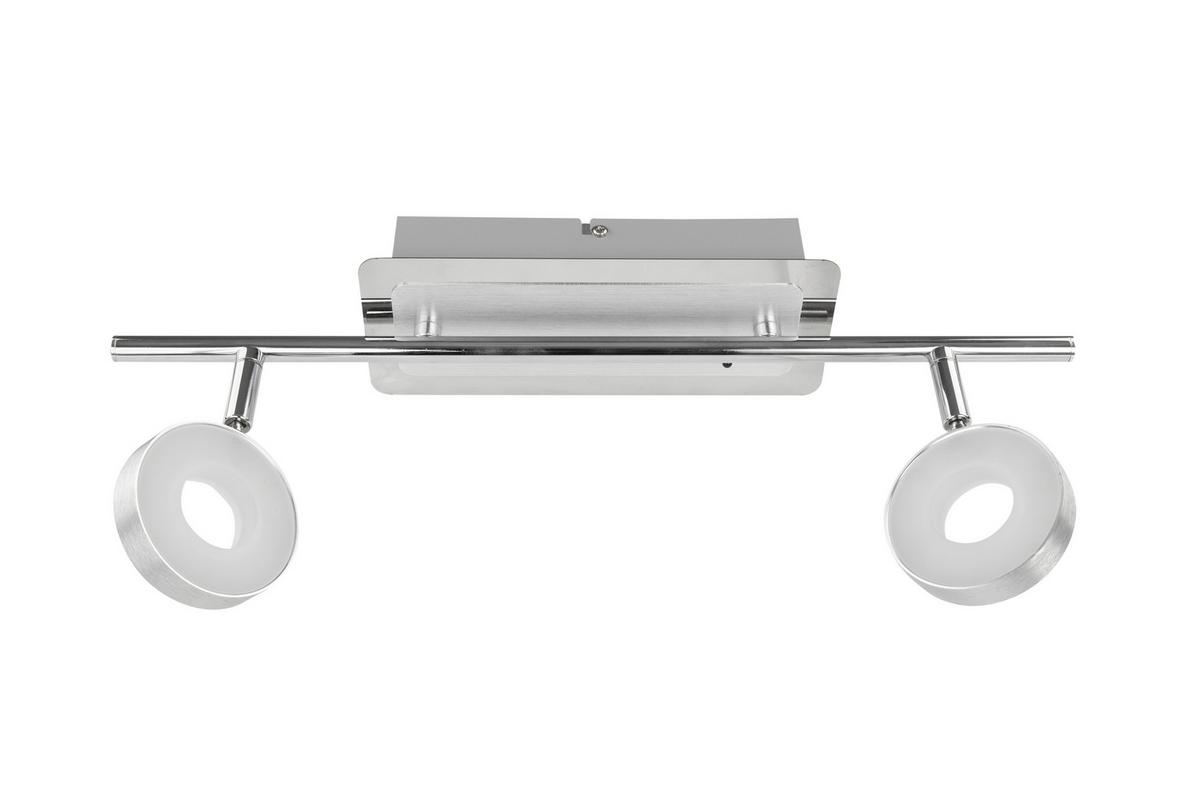 LAMPA REFLEKTOROWA LED INELE *SBN*SH* - kolor aluminiowy/kolor chromowy, Trend, metal (44,5/9/18,5cm) - Novel